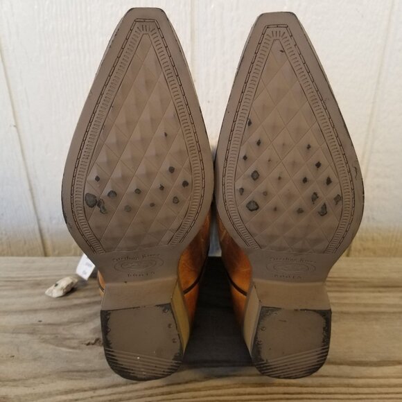 Sterling River Classic Womens Embroidered Leather Cowboy Boots 5.5 B SRC500 - Picture 7 of 13